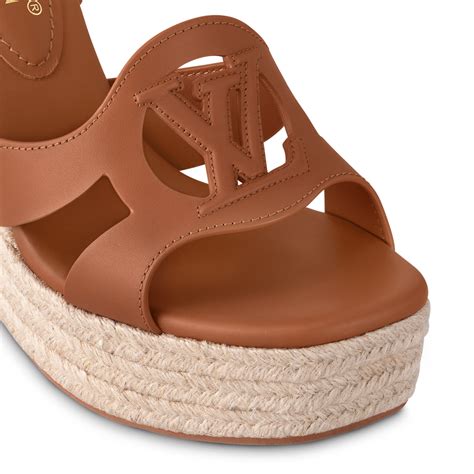 lv wedge shoes|LV Isola Wedge Sandal .